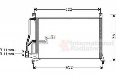 VAN WEZEL 37005231 -  Конденсатор, кондиционер
